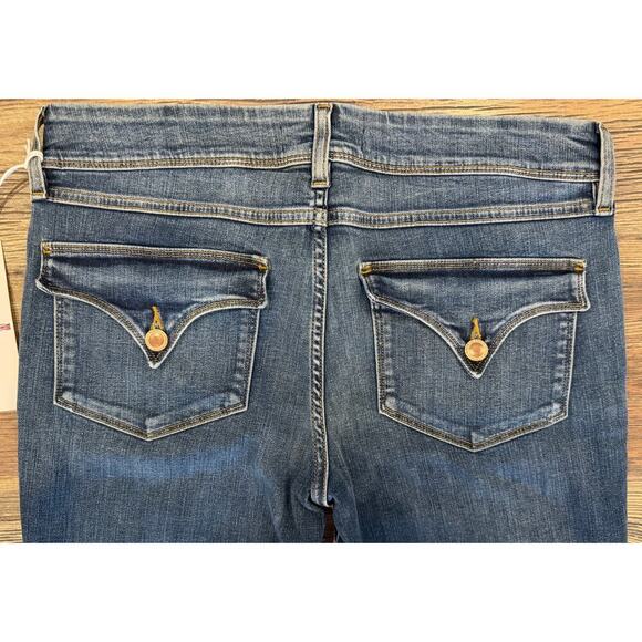 Hudson Jeans Collin Skinny Non-Distressed Mid-Rise Button Flap back pockets, 29 - Picture 8 of 8